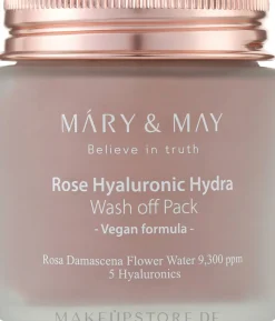 Reinigende Maske mit Rosenextrakt und Hyaluronsäure