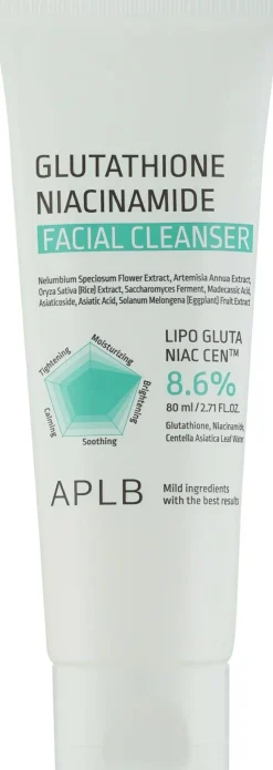 Reinigungsgel mit Glutathion und Niacinamid