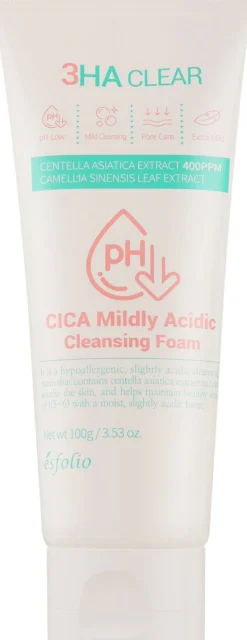 Reinigungsschaum mit Säuren