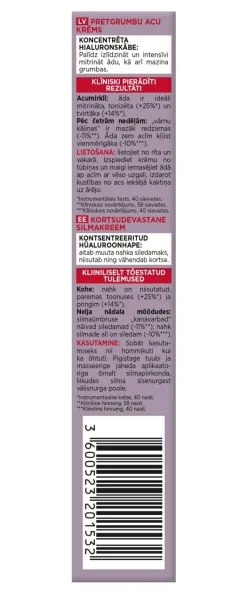 Revitalisierende Anti-Aging-Behandlung für die Augenpartie mit Hyaluronsäure