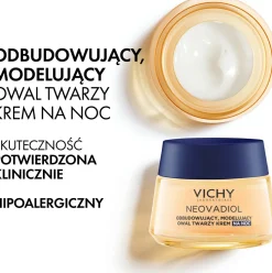 Revitalisierende Nachtcreme mit Hyaluronsäure und Vulkanwasser