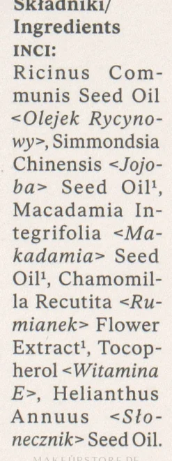 Revitalisierendes Wimpernserum mit Macadamia- und Kamillenöl