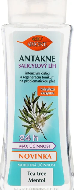 Salicylalkohol für das Gesicht mit Teebaum und Menthol