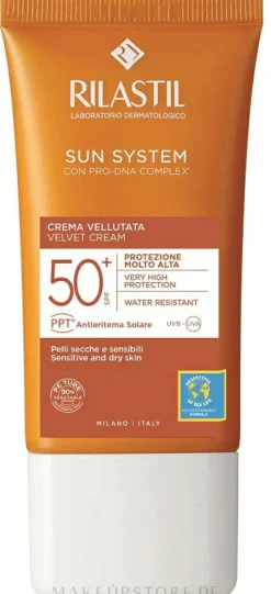 Samtige Sonnenschutzcreme