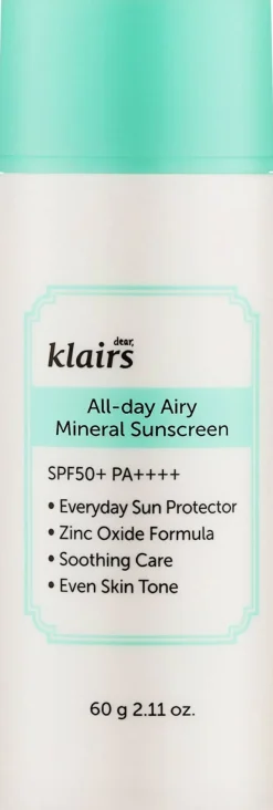 Sanfte mineralische Sonnencreme