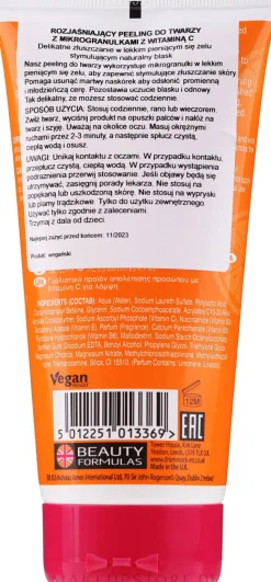Sanftes aufhellendes Gesichtspeeling mit Vitamin C