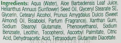 Sanftes Gesichtsreinigungsmilch zum Abschminken mit Aloe Vera