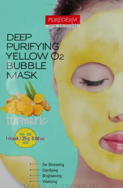 Sauerstoffmaske zur Tiefenreinigung des Gesichts