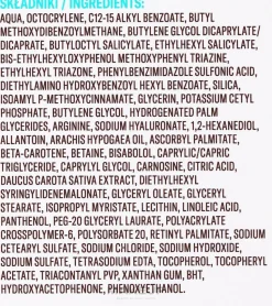 Schützende Gesichtscreme für empfindliche Haut SPF50+