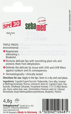 Schützender Balsam für trockene und rissige Lippen SPF 30