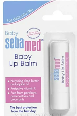 Schützender und pflegender Lippenbalsam mit Sheabutter und Jojobaöl für Kinder