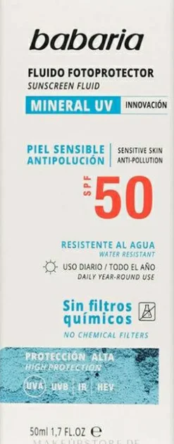 Schutzflüssigkeit für das Gesicht SPF50