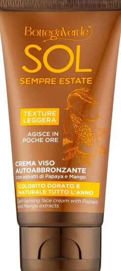 Selbstbräunungscreme für das Gesicht SPF 10