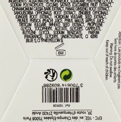 Serumkonzentrat für das Gesicht mit Gurke, Ginseng und Zimt