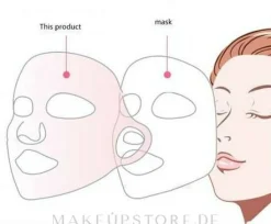 Silikonmaske für Schönheitsbehandlungen rosa