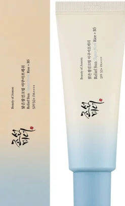 Sonnencreme für das Gesicht mit Reiswasser