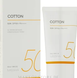 Sonnencreme mit Samt-Finish