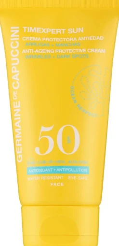 Sonnencreme für das Gesicht gegen Pigmentierung und Hautalterung