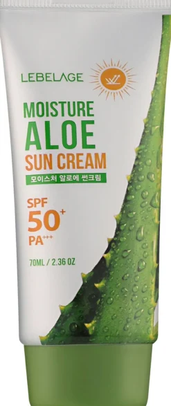 Sonnencreme fürs Gesicht mit Aloe-Extrakt
