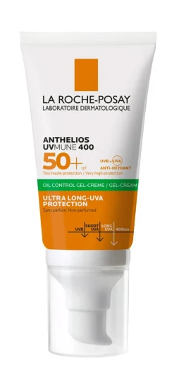 Sonnengel-Creme mit mattierender Wirkung für fettige und empfindliche Haut