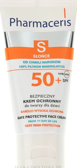 Sonnenschützende Gesichtscreme für Kinder SPF 50+