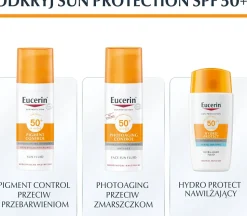 Sonnenschützende Gesichtsgel-Creme für fettige bis Mischhaut mit Anti-Glanz Effekt SPF 50+