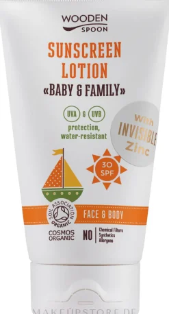 Sonnenschützende Körper- und Gesichtslotion für Babys und Erwachsene SPF 30