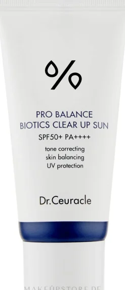 Sonnenschutz-Aufhellungscreme mit Probiotika