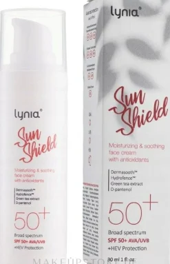 Sonnenschutzcreme mit Antioxidantien SPF50+