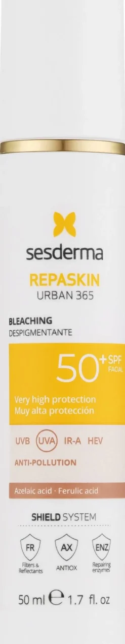 Sonnenschutzcreme für das Gesicht mit depigmentierender Wirkung