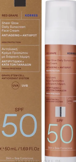 Sonnenschutzcreme für das Gesicht SPF 50