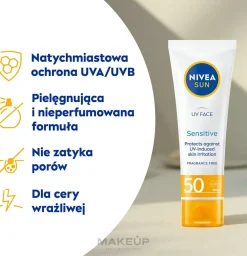 Sonnenschutzcreme für empfindliche Haut
