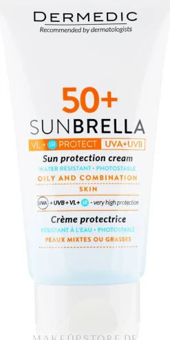 Sonnenschutzcreme für fettige und Mischhaut SPF 50