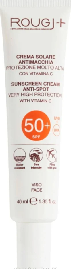Sonnenschutzemulsion mit Vitamin C für das Gesicht