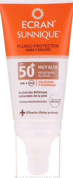 Sonnenschutzfluid mit Kollagen, Goldalgen und Vitaminen LSF 50