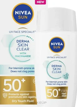 Sonnenschutzfluid für das Gesicht SPF50+