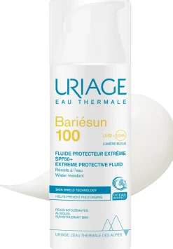 Sonnenschutzfluid für Gesicht, Hals und Dekolleté mit Vitamin C und E und Thermalwasser SPF 50+