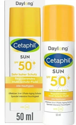 Sonnenschutzfluid fürs Gesicht SPF50