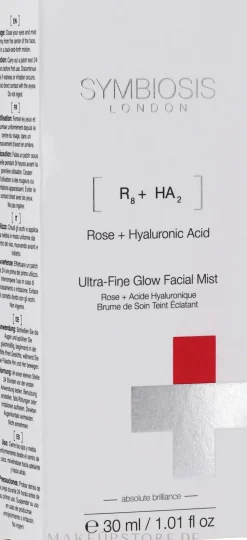 Spray-Nebel für das Gesicht mit Rose und Hyaluronsäure