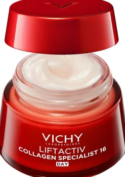 Straffende Anti-Aging Tagescreme für das Gesicht mit Biopeptide, Vitamin C und vulkanischem Wasser