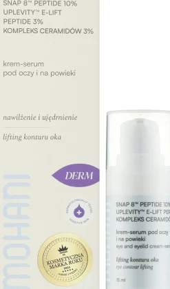 Straffende, festigende Augen- und Lid-Creme-Serum mit Peptiden