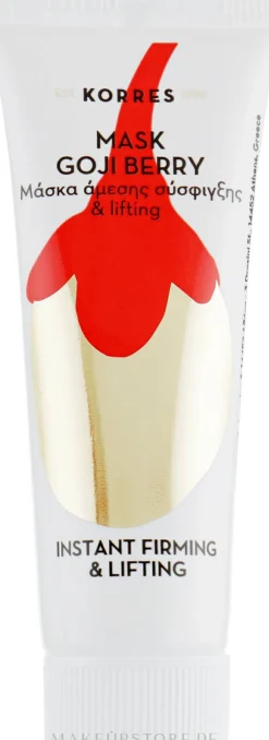 Straffende Gesichtsmaske mit Goji-Beeren