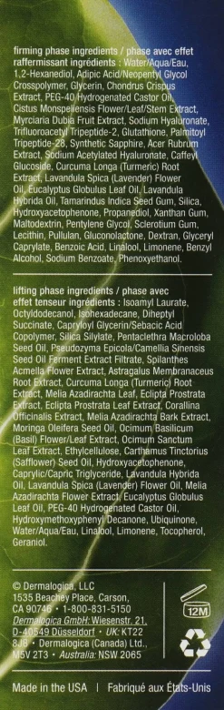 Straffendes 2in1 Lifting-Serum für das Gesicht mit Sofortwirkung