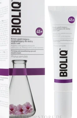 Straffende und glättende Augen- und Lippencreme