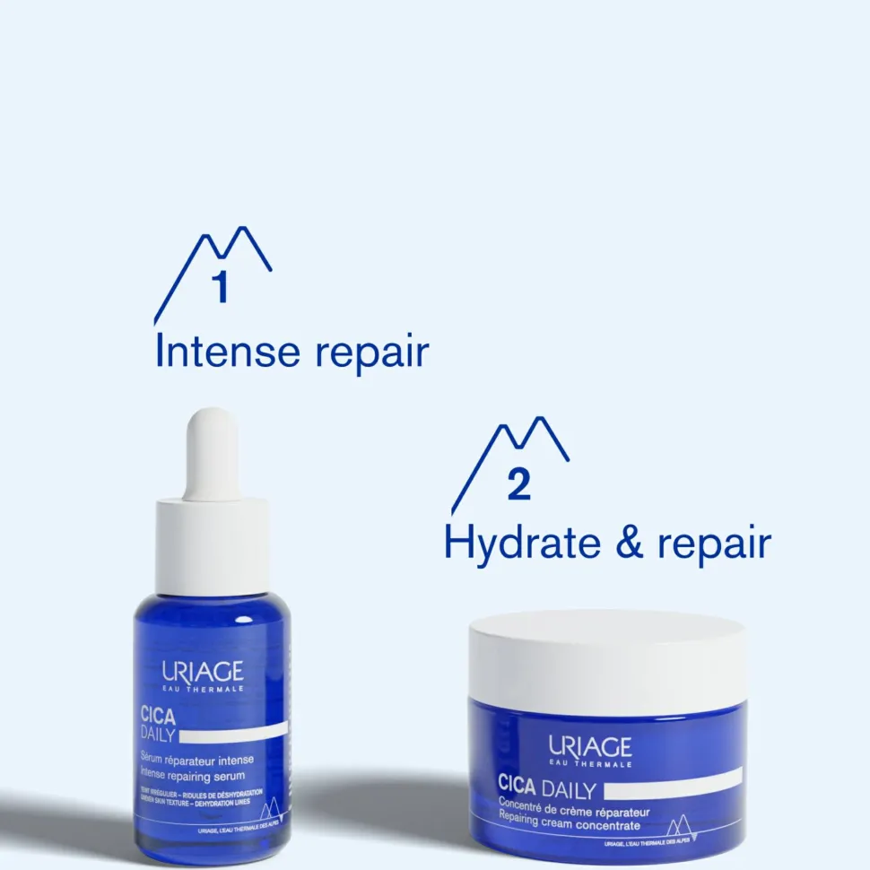 Stärkendes, schützendes und reparierendes Gesichtsserum mit Indischem Wassernabel, Hyaluronsäure und Vitamin B5