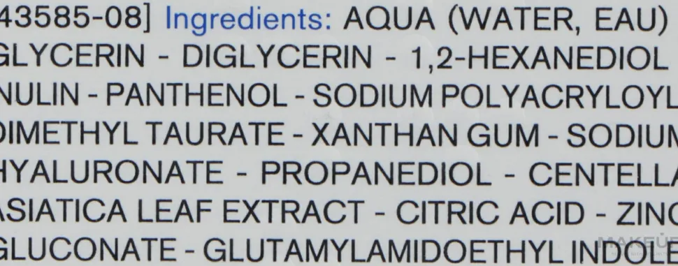 Stärkendes, schützendes und reparierendes Gesichtsserum mit Indischem Wassernabel, Hyaluronsäure und Vitamin B5