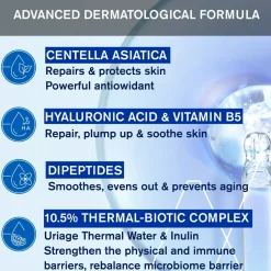 Stärkendes, schützendes und reparierendes Gesichtsserum mit Indischem Wassernabel, Hyaluronsäure und Vitamin B5