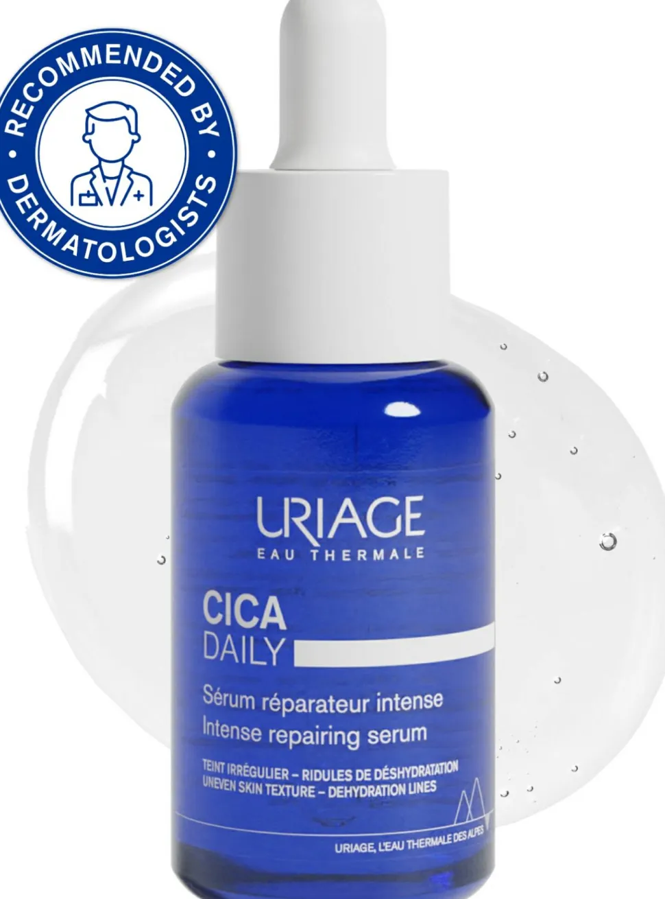 Stärkendes, schützendes und reparierendes Gesichtsserum mit Indischem Wassernabel, Hyaluronsäure und Vitamin B5