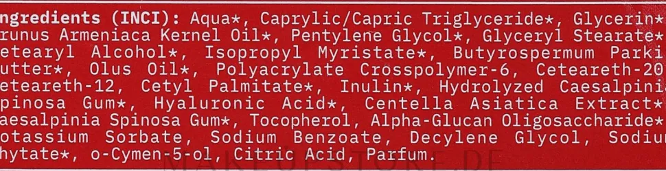 Tagescreme gegen Falten mit Hyaluronsäure und Präbiotika