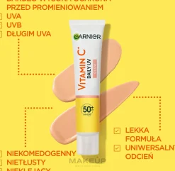 Tages-Sonnenschutzfluid mit Vitamin C für einen strahlenden Teint SPF50+